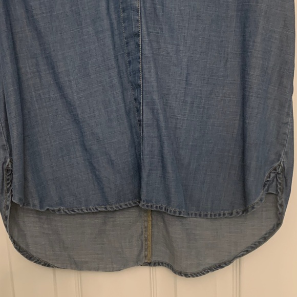 J Crew Medium Blue Denim Button-Up Shirt - Picture 9 of 11